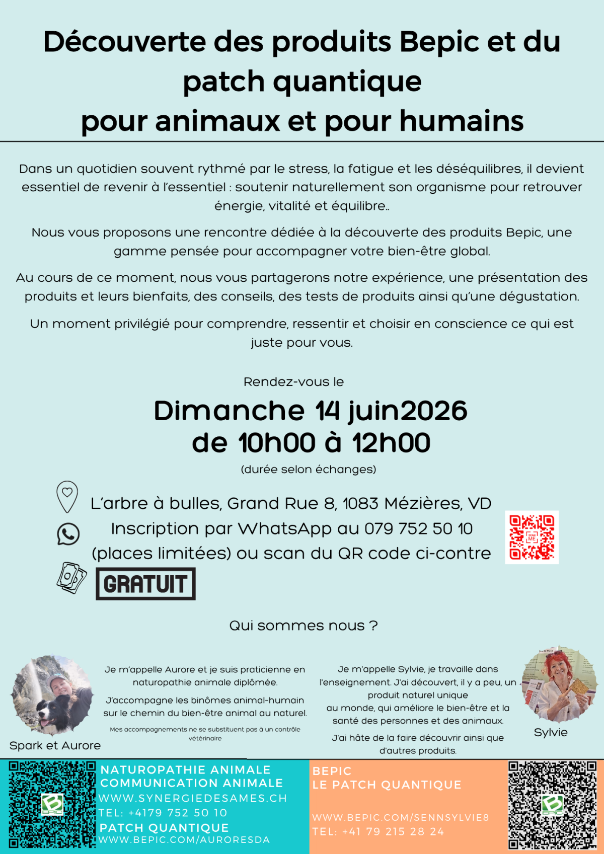 Découverte du patch quantique pour vos animaux ainsi que des produits Bepic